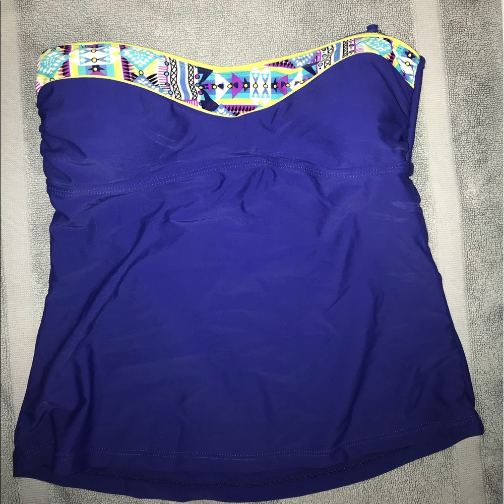 Blue tankini